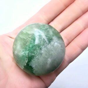 Fluorite Palm Stone Emerald Green
