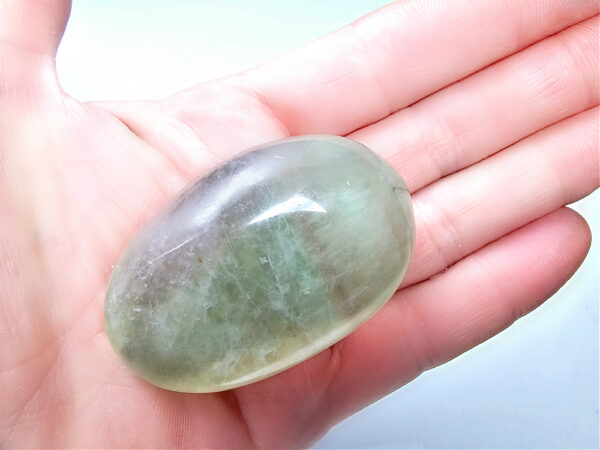 Fluorite Palm Stone Emerald Green
