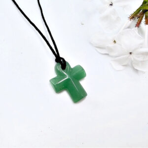Green Aventurine Ankh Necklace (2.5cm)
