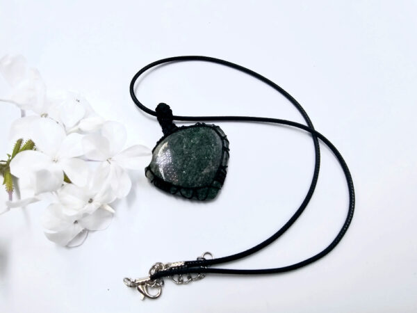 Green Fuchsite Braided Necklace