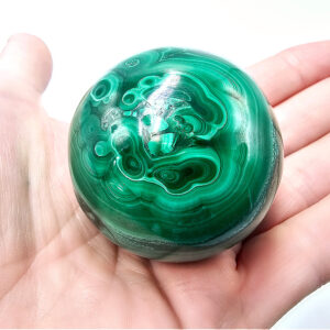 Green Malachite Polished Sphere A (256g)