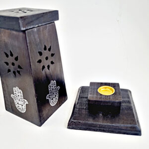 Hamsa Hand Cone Box Tower 13cm