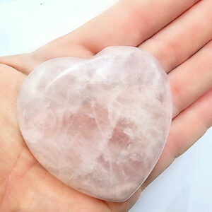 Rose Quartz Heart  (6cm)