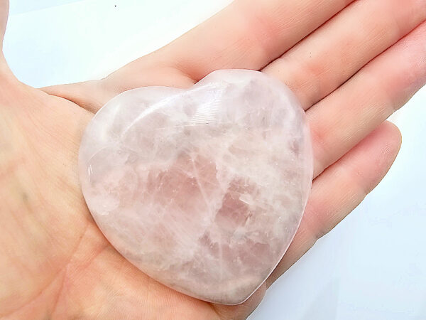 Rose Quartz Heart  (6cm)
