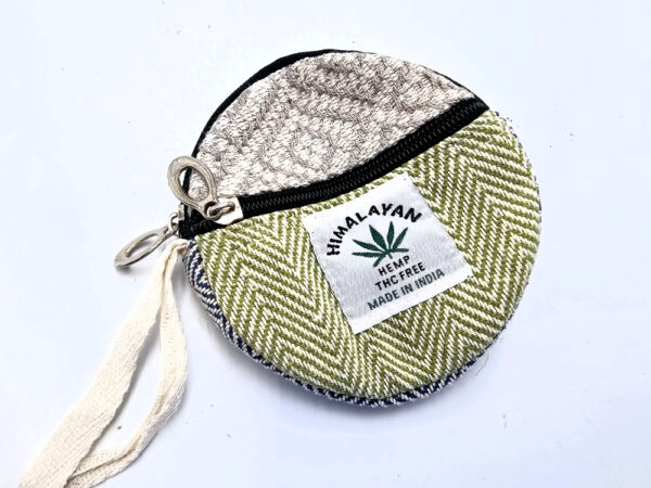 Hemp Round Money Purse B