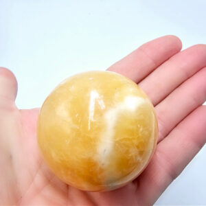 Honey Aragonite Sphere (175-185g)