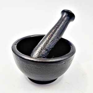 Round Iron Pestle & Mortar  (8cm)