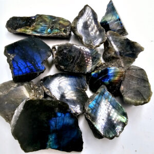 Labradorite Semi Polished Pieces ( 60-90g)