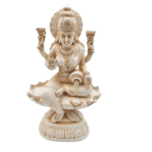 Lakshmi Statue On Lotus (28cm)
