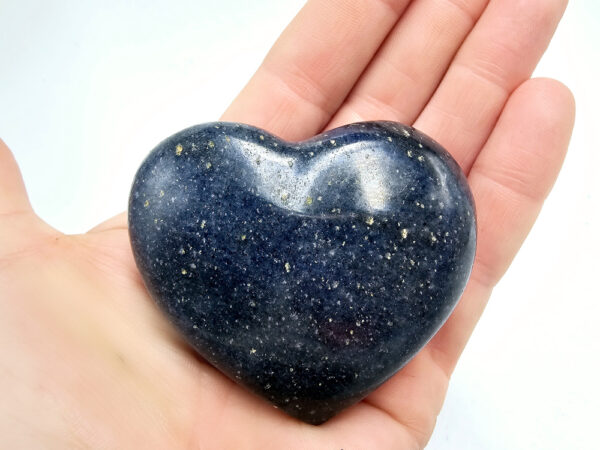 Lazulite Heart blue