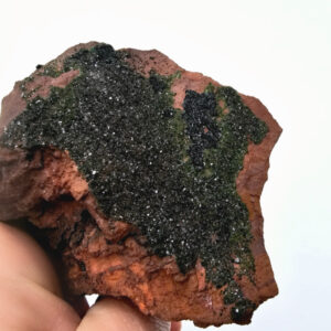 Libethenite on Ironstone Matrix D (356g) Rare