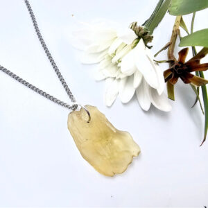 NEW Libyan Desert Glass Necklace C 5 2g