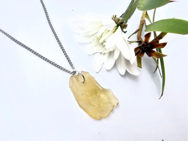 Libyan Desert Glass Necklace C (5.2g)