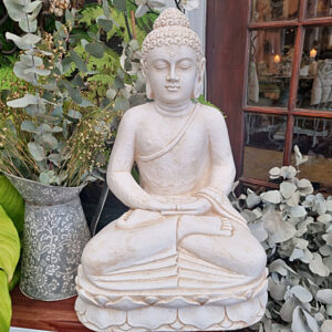 Large Buddha Statue On A Lotus (50cm)