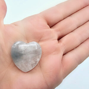 Lunar Quartz Heart (3cm)