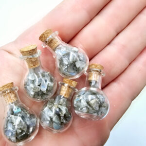 Mini Bottle Of Labradorite Chips