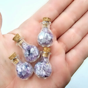 Mini Bottle Of Rainbow Fluorite