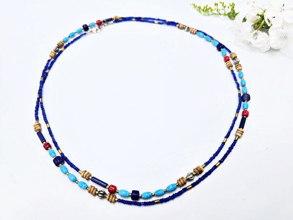 Tibetan Necklace Mixed Bead (60cm)