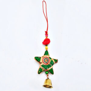 Star Hanging Bell Green (28cm)