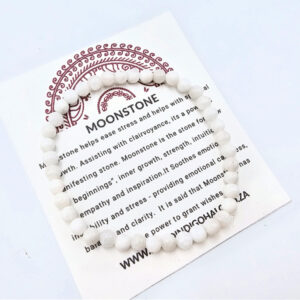 Moonstone Bangle (4mm)