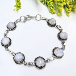 Moonstone Gem Bracelet Link