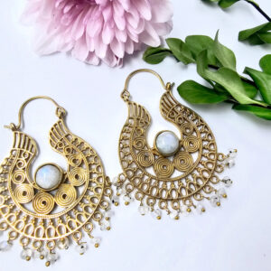 Moonstone Bohemian Earrings