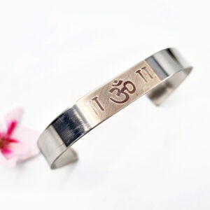 OM Metal Bangle