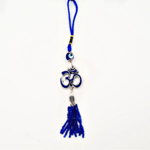 OM with Evil Eye Talisman With Bead Tassel