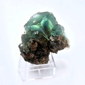 Fluorite rough cluster with sand inclusions