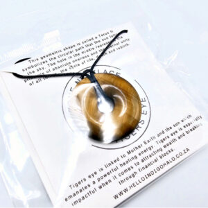 Tigers Eye Pi Stone 35mm