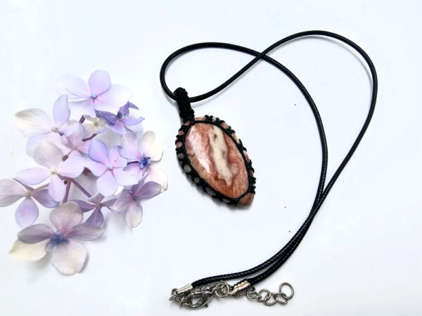 Polychrome Jasper Braided Necklace - Image 2