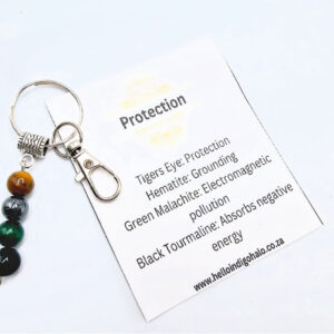Protection Gemstone Key Ring