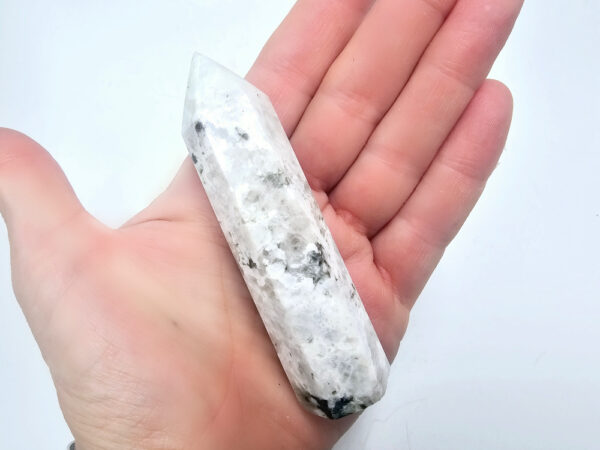 Rainbow Moonstone Point A (9cm)