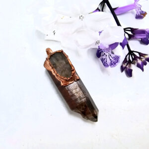 Red Hematoid & Libyan Copper Pendant (Phantom)