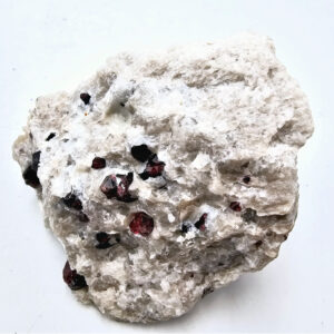 Red Pyrope Garnet in Feldspar Matrix C (260g)