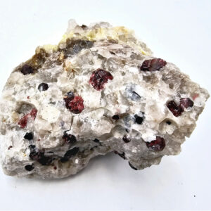 Red Pyrope Garnet in Feldspar F (186g)