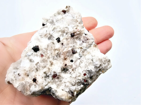 Red Pyrope Garnet in Feldspar I (210g) - Image 2