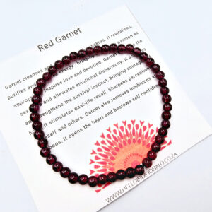 Red Garnet Bangle (4mm)