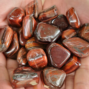 Red Tigers Eye tumble stones