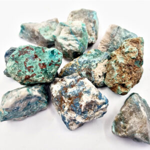 Chrysocolla Rough Crystal Pieces