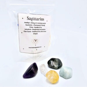 Sagittarius Tumble Stone Bag
