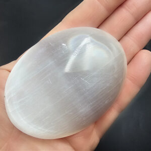 Selenite Palm Stone (8Cm)