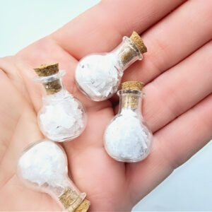 Mini Bottle Of Selenite Chips