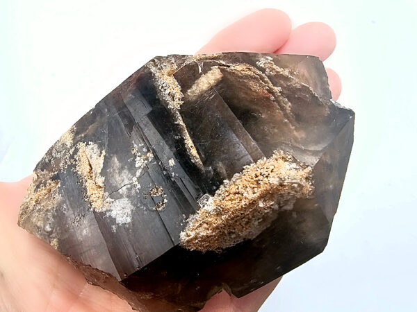 Smoky Quartz Point A21 (288g) RARE Sand Inclusions - Image 3