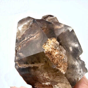 Smoky Quartz Point A21 (288g) RARE Sand Inclusions