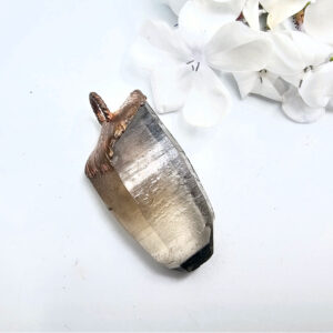 Smoky Quartz Copper Pendant