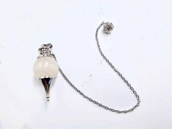Snow Quartz Pendulum Ball