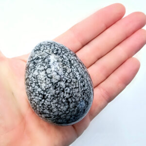 Snowflake Obsidian Egg A (150g)