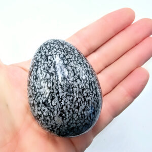Snowflake Obsidian Egg B (150g)