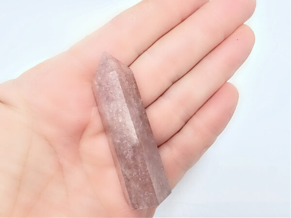 Strawberry Quartz Polished Point (6cm) - Image 2